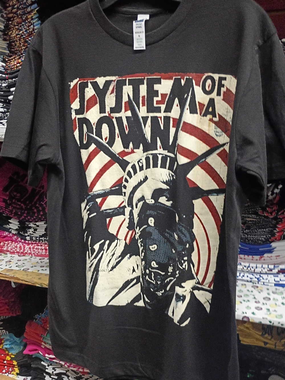 Rare System Of A Down Statue Of Liberty Tee Size M